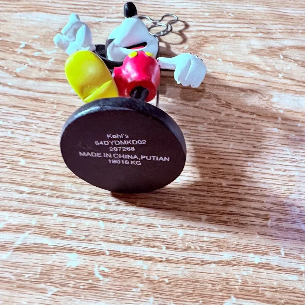 Disney Mickey Mouse Photo Holder Figure 5” Mickey Shaped Holder